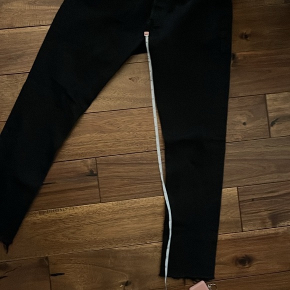 REFORMATION x LEVI’s Repurposed Black Jeans Button Fly Size 24 - Picture 12 of 14